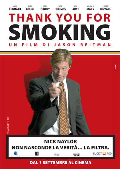 Una lezione da Thank You for Smoking